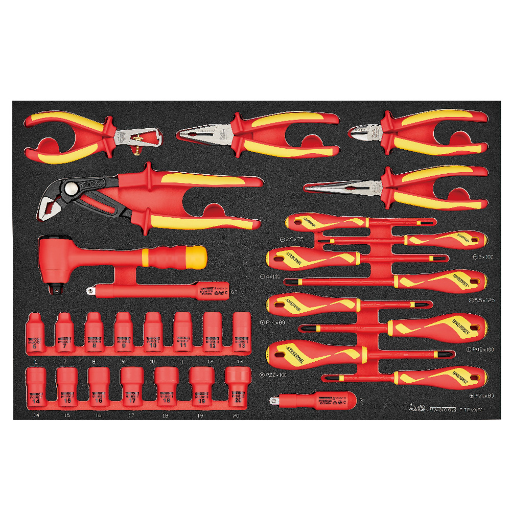 Teng 31pc Insulated socket and pliers set FOAM4X4