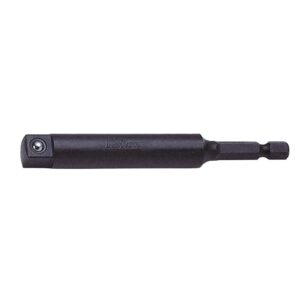 Koken 112-50B Bit Adaptor 1/4" Hex Shank x 3/8"M SQ (With Ball)