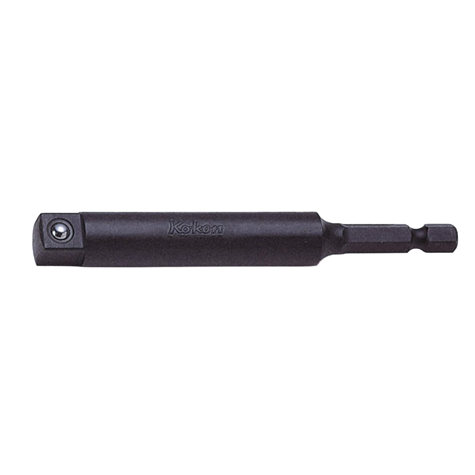 Koken 112-50B Bit Adaptor 1/4" Hex Shank x 3/8"M SQ (With Ball)