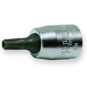 Koken 2025-28 Penta-Lobe Bit Socket 5 Point with hole 1/4"Dr 25PR
