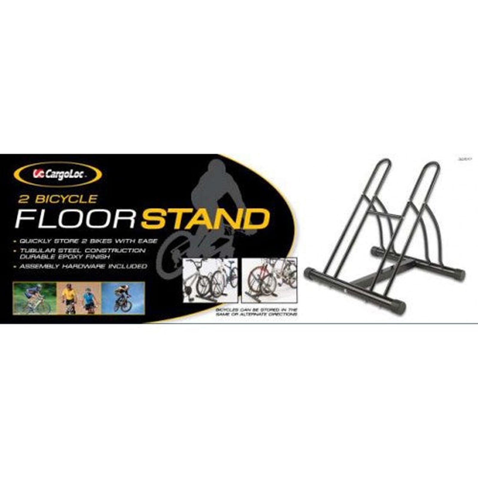 Cargoloc Bicycle Floor Stand 2-Bike Capacity