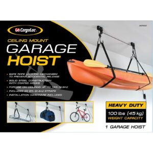 Cargoloc Garage Hoist-Ceiling Mount 45Kg Capacity #32523