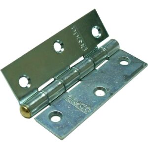 Gartner Butt Hinge - Narrow Fixed Pin ZP #BH100-NFZ 100mm
