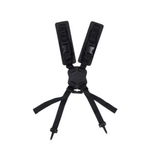 Taurus Tough Reverse Fit Tool Belt Braces with Snaps Black
