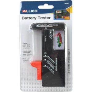 Allied Battery Tester for AA/AAA/C/D/9V Batteries