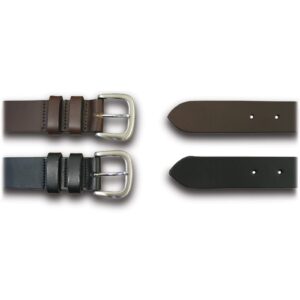 Taurus Tough Full Leather Dress Belt with Full Buckle 35 mm x 95 cm Brown