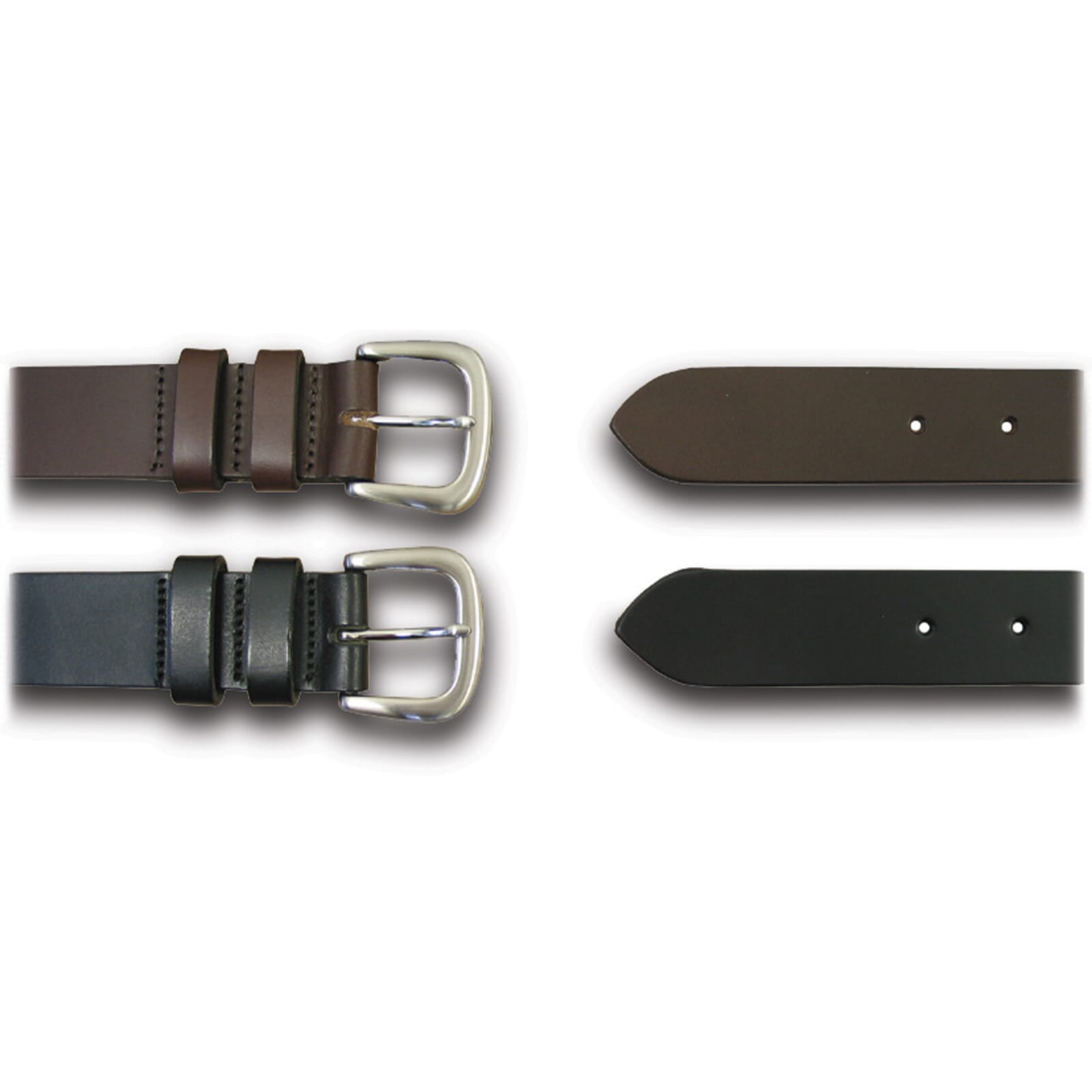Taurus Tough Full Leather Dress Belt with Full Buckle 35 mm x 95 cm Brown