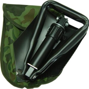 Xcel Folding Camp Shovel 3-Fold in Camo Pouch