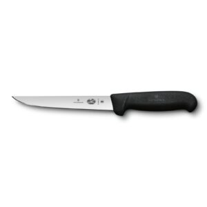 Victorinox Boning Knife 15 cm Straight Blade with Black Handle