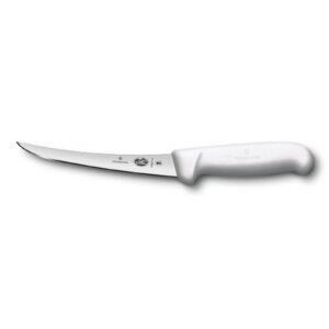 Victorinox Boning Knife 15 cm Curved Blade with White Handle