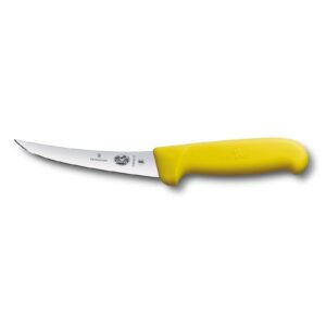 Victorinox Boning Knife 12 cm Curved Blade with Yellow Handle