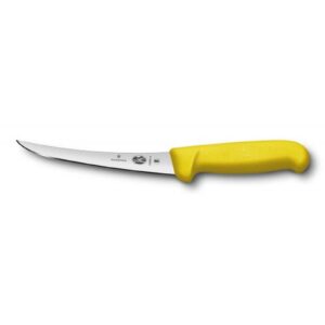 Victorinox Boning Knife 15 cm Curved Blade with Yellow Handle