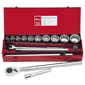 Koken 6201M Socket Set 12pt 16pc 3/4"Dr 22-60mm