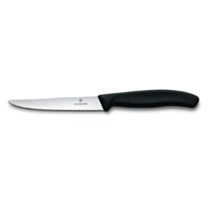 Victorinox Steak Knife Serrated Pointed Tip with Black Handle (superseded by 672330)