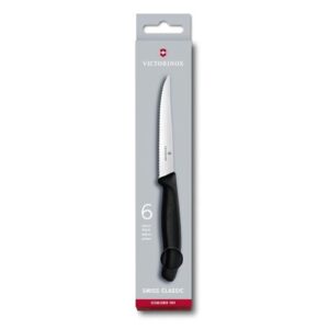 Victorinox Steak Knife Set 11 cm 6-Piece Pointed Tip Hanging Box