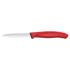 Victorinox Paring Knife 8 cm Wavy Edge with Red Handle