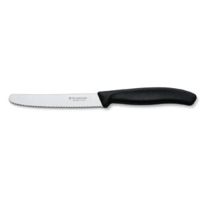 Victorinox Tomato & Sausage Knife 11 cm with Black Handle