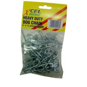 Xcel Dog Chain - Galvanised with Snap & Centre Swivel 1.8m x 2.7mm