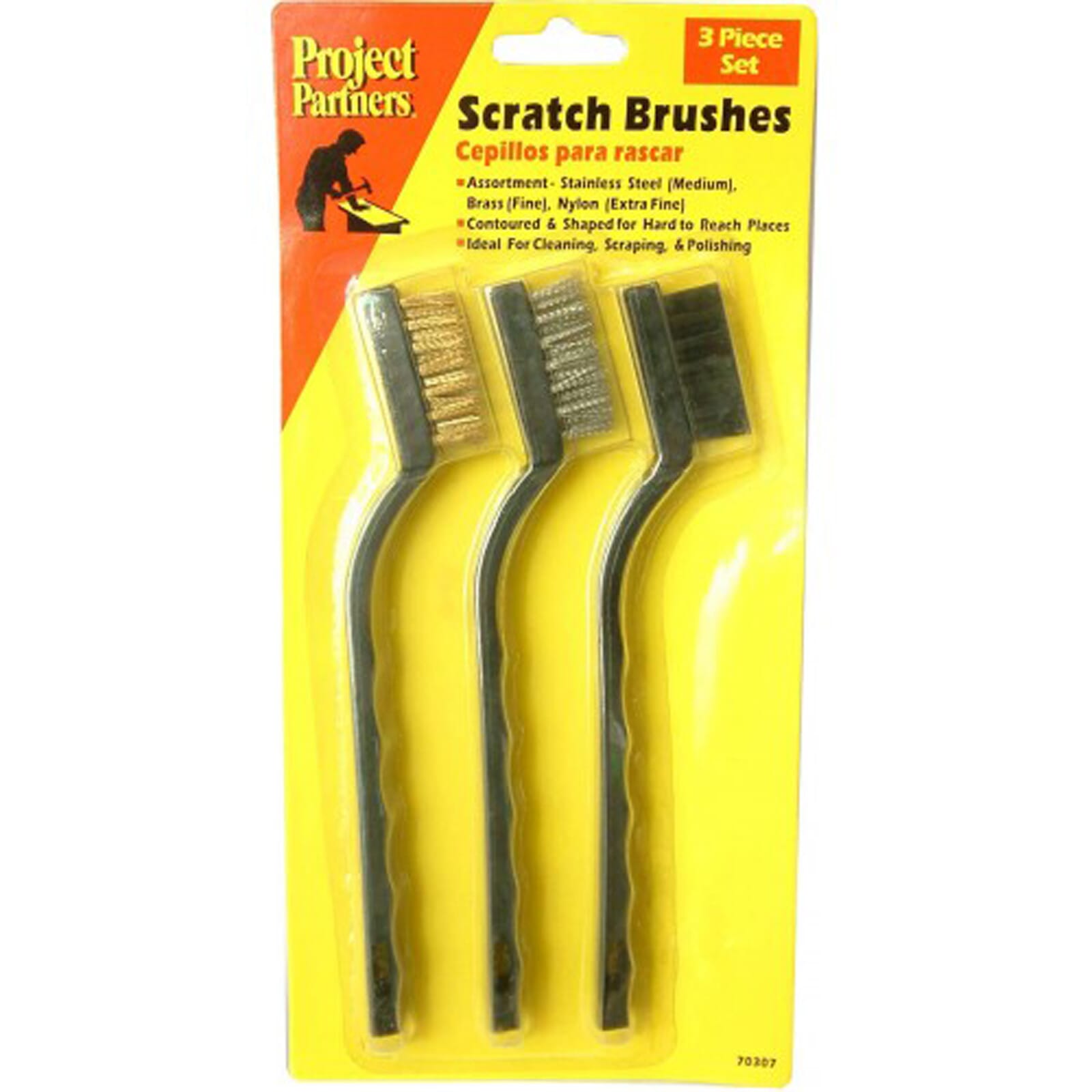 Allied Wire Brush Set 3-Piece (replaces BRUW-S3 and BUFF065)