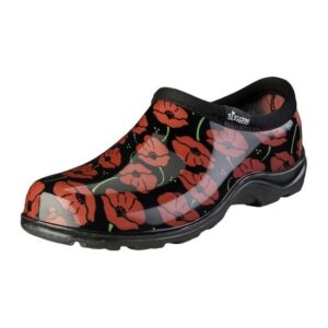 Sloggers Womens Rain Shoes Poppies Red Size 7