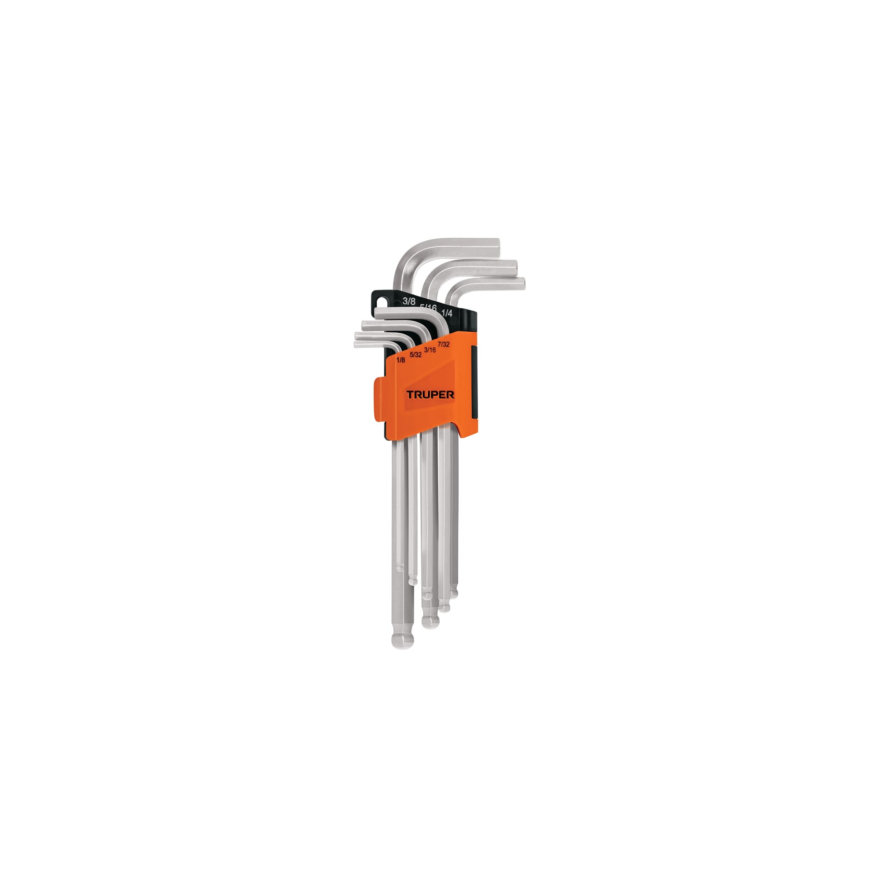 Truper Long Arm Hex Key Set Imperial 7-pce #15551