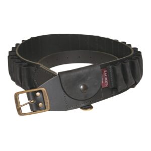 Taurus Tough Full Leather Ammunition Belt 12-Gauge Black