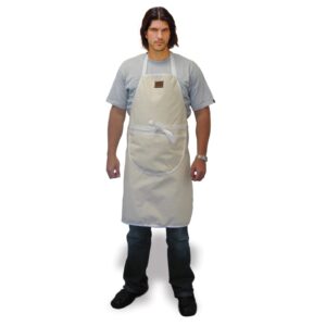 Taurus Tough Canvas Bib Front Apron Natural