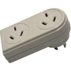 Xcel Xlectric Double Adaptor - Horizontal 10A