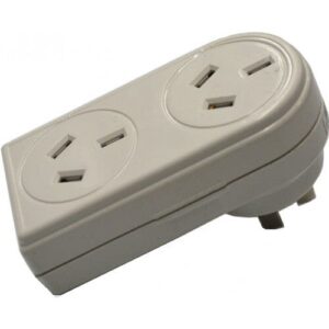 Xcel Xlectric Double Adaptor - Vertical 10A