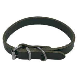Taurus Tough Full Leather Collar 12 mm x 330 mm Brown
