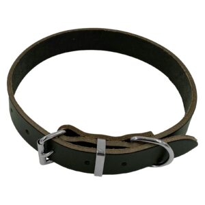Taurus Tough Full Leather Dog Collar 25 mm x 570 mm Brown