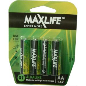 Max-Life Batteries Alkaline - AA 4-Pack