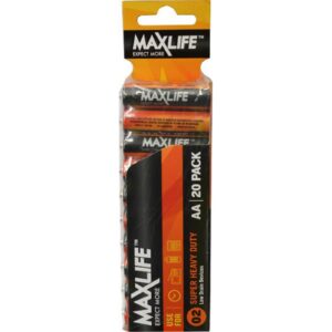 Max-Life Batteries Super Heavy Duty - AA 20-Pack