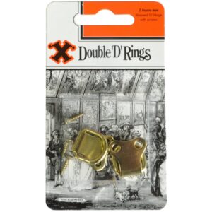 Bayonet X Picture D Rings Brassed - 2pce Blister Pack Double