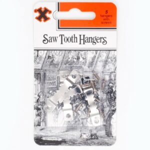 Bayonet X Picture Hanger Saw Tooth - 5pce Blister Pack
