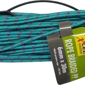 Xcel Rope - PP Braided 30m on Plastic Winder 6mm