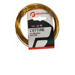 Faco Plast Binding Wire - Brass 50gm (20m) 0.6mm