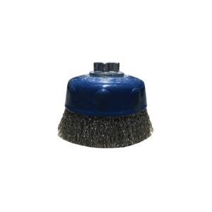 Jaz Cup Brush Crimped 125mm x 30mm x 0.3mm - M14 x 2 - Stainless Steel (BRUC-1250S)