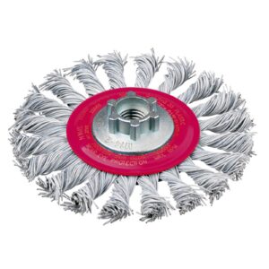 Jaz Wire Wheel High Speed Twist Knot 115mm x 26mm - M14 x 2 - Laminated Wire (BRUH-115L)