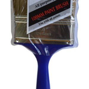 Xcel Paint Brush Blue Handle Economy 100mm