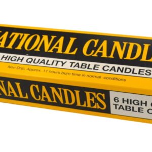National Candles - Table/Household 6pce