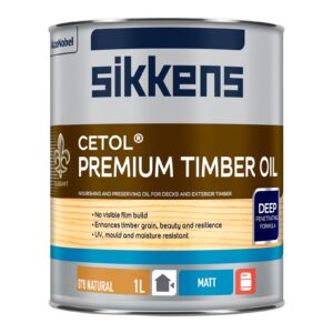 Sikkens Cetol Premium Timber Oil - Natural 1L