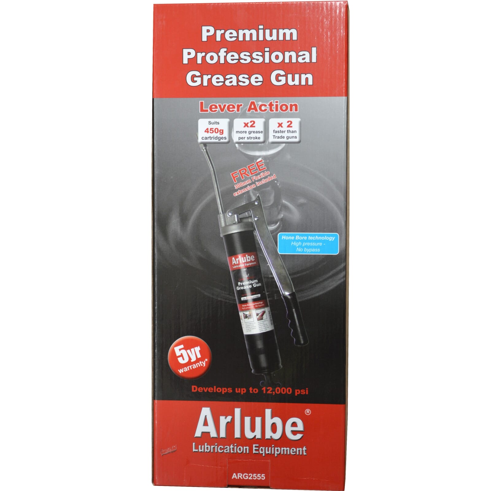 Arlube Grease Gun Cartridge/Bulk 450 g