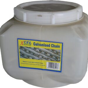 Xcel Galvanised Chain 25kg Polypail (20m) 8mm