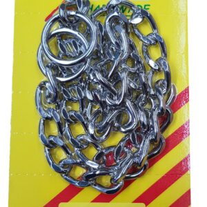 Xcel Chain Dog Collar Nickel Plated 4mm x 750mm Carded