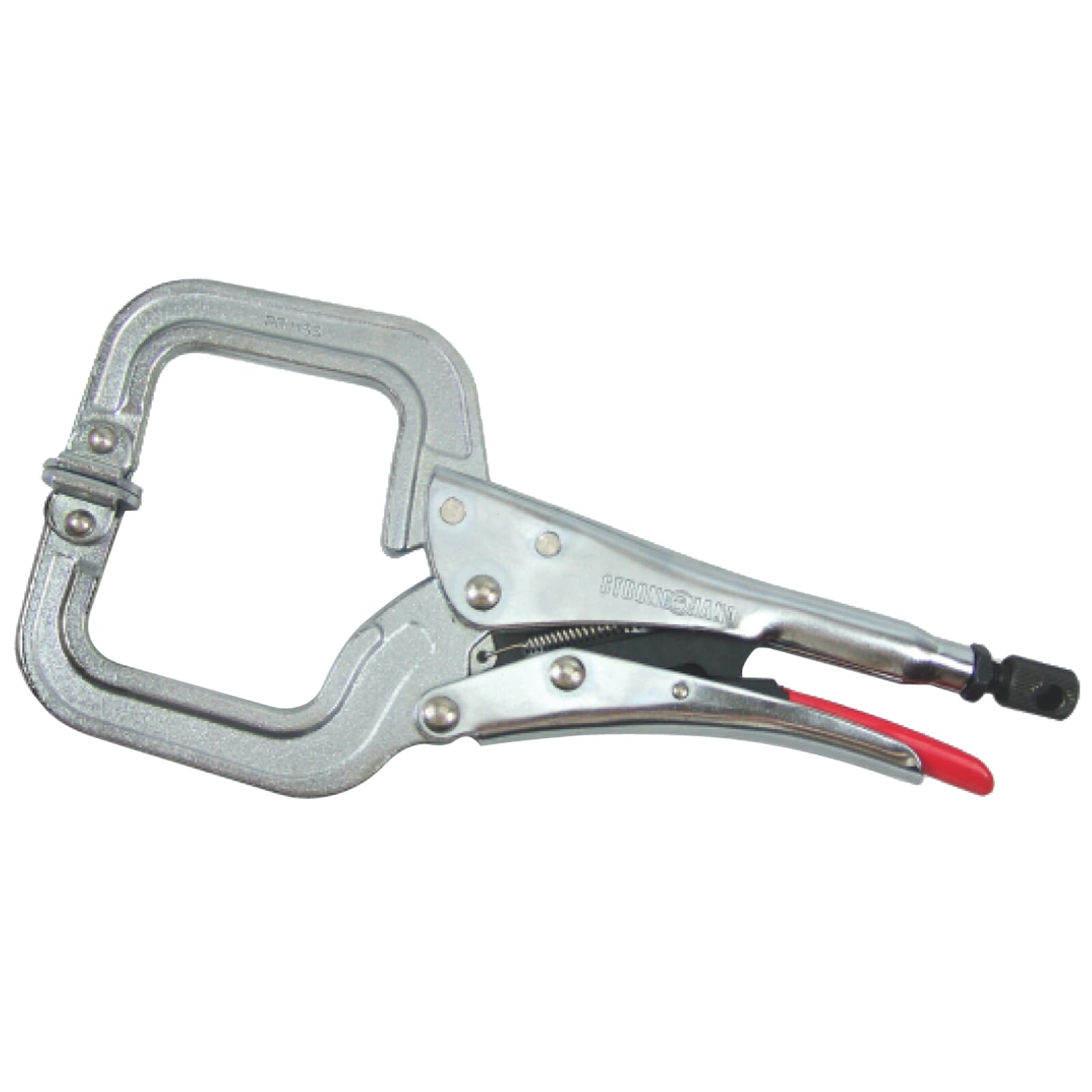Strong Hand Locking C Clamp with Swivel Pads