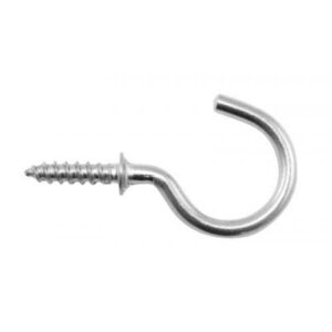 Xcel Cup Hooks Round Stainless Steel  50-pce 32mm