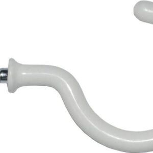 Xcel Cup Hooks - Round PVC White 15-pce 50mm