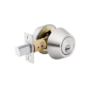 Truper Deadbolt - Double Cylinder Satin Chrome