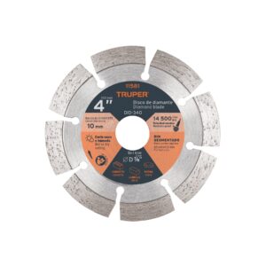Truper Diamond Segmented Rim Blade 100mm x22mm